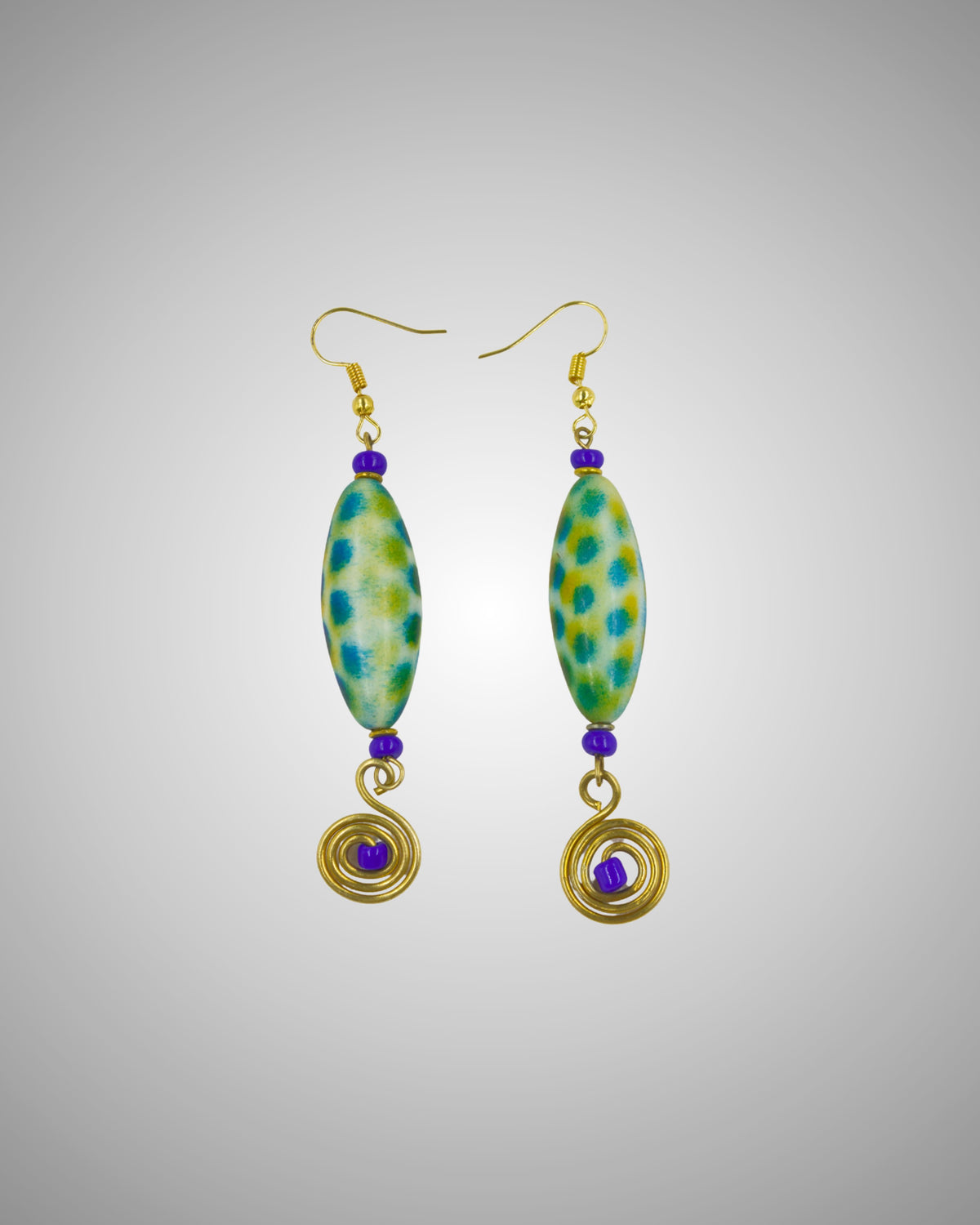 Spotted earrings