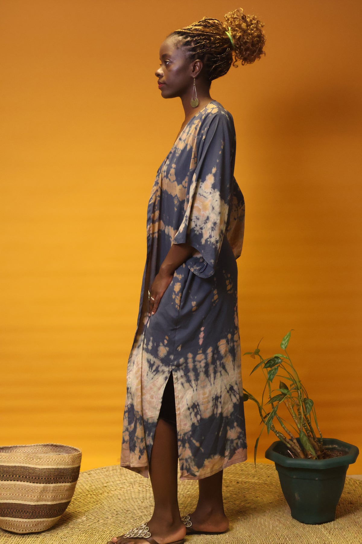 Ladies' Tie Die Kimonos